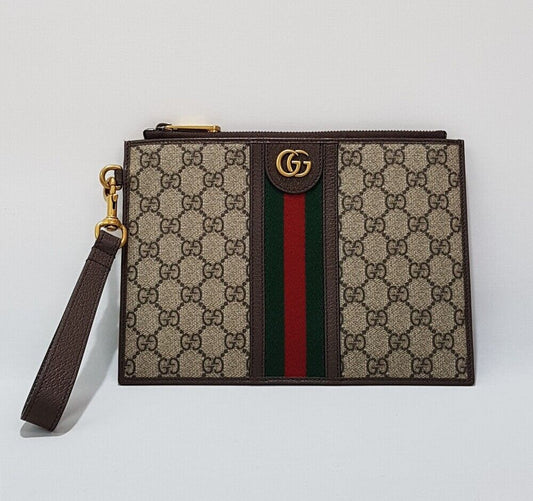 Gucci Ophidia GG Web Clutch Bag 86682831