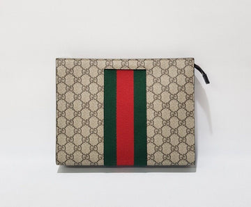 Gucci Web Clutch Bag 475316 124413823