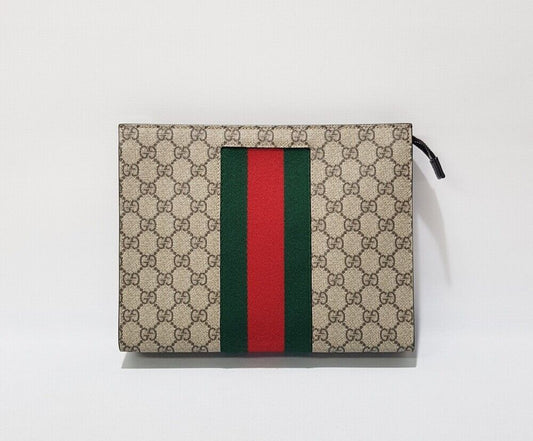 Gucci Web Clutch Bag 475316 124413823