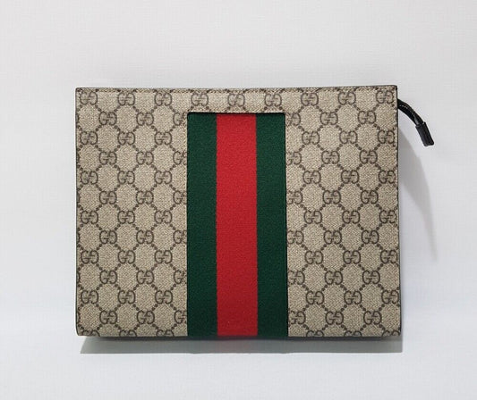 Gucci Web Clutch Bag 475316 124413823