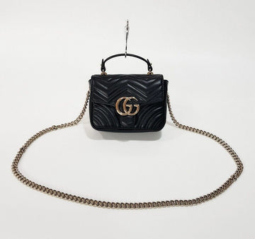 GUCCI ミニトップハンドルチェーンクロスバッグ 811238 157191262