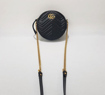 Gucci GG Marmont Mini Round Crossbody Bag 550154 131668866