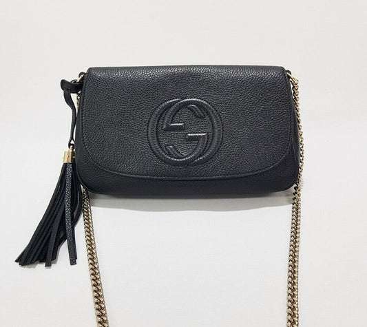 Gucci Soho Tassel Chain Crossbody Bag 24050345 77516688