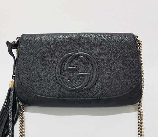 Gucci Soho Tassel Chain Crossbody Bag 24050345 77516688