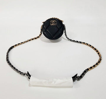 CHANEL 19 Tamburin Ketten-Crossbody Bag AP0945 157192493