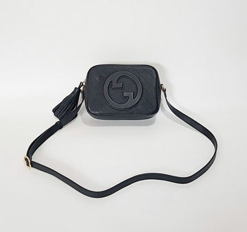 GUCCI Blondie Tassel Kleine Schultertasche 742360 schwarz 156100977
