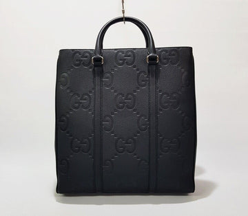GUCCI ジャンボ GG ミディアム トートバッグ ブラック 760233 107760132
