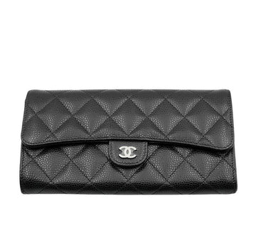 CHANEL Caviar Long Wallet AP0241 9155318018 157194357