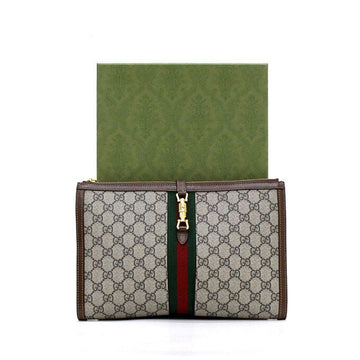 Gucci Supreme GG Web Jackie 1961 Pouch Clutch Bag 647332 157215817