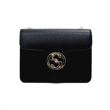 GUCCI Interlocking Small Schultertasche mit goldfarbener Kette aa64729 157215822