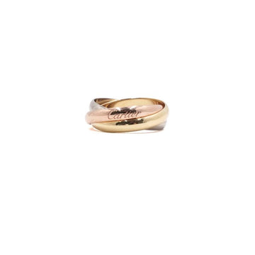 CARTIER 18K Tricolor Gold Trinity Klassische Ring 14, 15 157216691