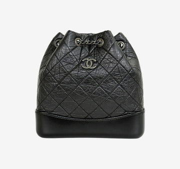 CHANEL Gabrielle Rucksack klein schwarz 12345 157216811