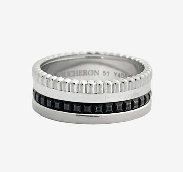 Boucheron Quattro Black Edition Small Ring 51 157216854