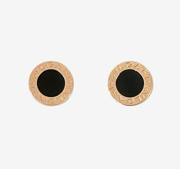 BULGARI Onyx Ohrringe Schwarz Roségold 354730 157216887