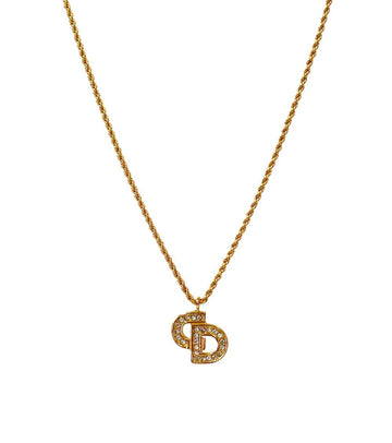 DIOR Cubic CD Gold Necklace 56744 157227333