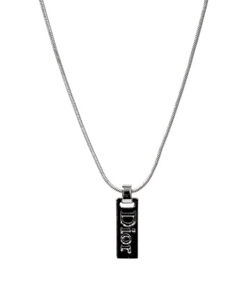 DIOR Platten Silber Halskette 55158 157227355