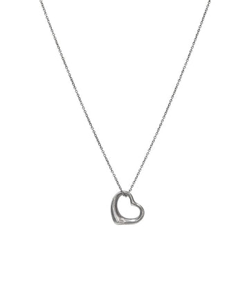 Tiffany & Co Open Heart Silver Necklace 52352 157227364