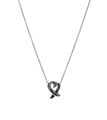 TIFFANY & CO Loving Heart Silberhalskette 55430 157227392