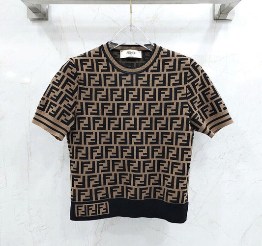 FENDI ff FF モチーフファブリックスウェター ニット FZY702 123516930