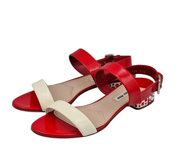 Miu Miu Patent Crystal Sandals 9173966434 157263866