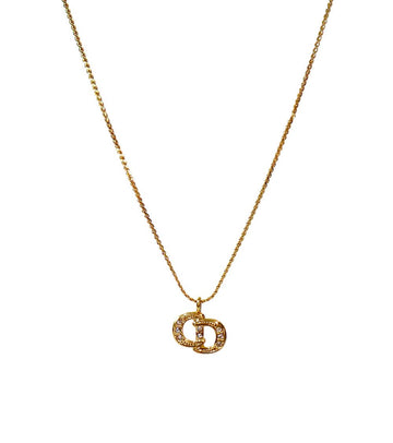 DIOR Cubic CD Gold Necklace 51856 157268496