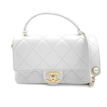 CHANEL Top Handle Perlen Crossbody Bag 61526011050 157278608 [P]