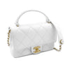 CHANEL Top Handle Pearl Crossbody Bag 61526011050 157278608 [P]