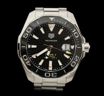 Tag Heuer Aquaracer 300 Steel Automatic Black 43mm WAY201A 157279340 [P]