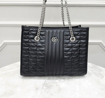 GUCCI gg GG マーモント マトラッセ ショルダーバッグ ミディアム 107728716