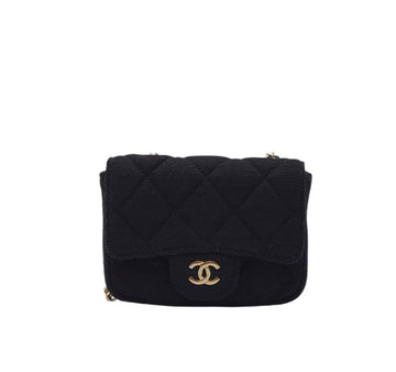 CHANEL Mini Chain Belt Bag Black Gold Hardware CHA091124 151516911
