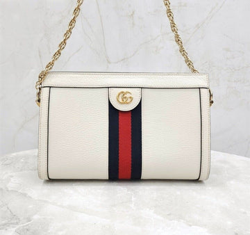 Gucci gg GG Ophidia Stripe Chain Shoulder Bag 137832584