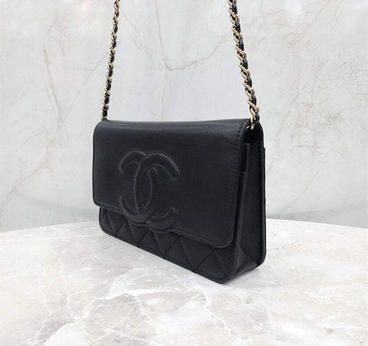 CHANEL CCロゴ タイムレス WOC チェーンバッグ 30番台 109393977