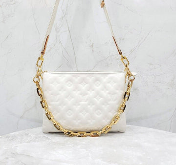 Louis Vuitton PM Cream Monogram Chain Bag M21262 155165803