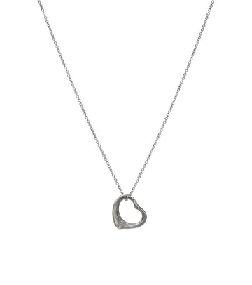 Tiffany & Co Open Heart Silver Necklace 54115 157305743