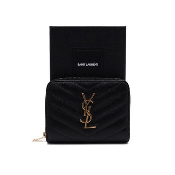 SAINT LAURENT Monogram Compact Zip Around Damenbörse 403723 157321404