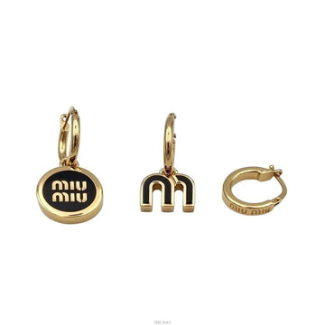 MIU MIU セット ゴールド チェーン イヤリング 5IO102 9227341233 157324646