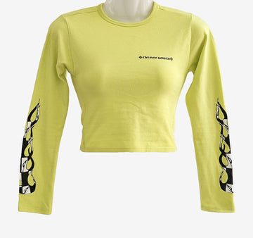 Chrome Hearts Matty Boy Long Sleeve XS Yellow Green GVMCZSRD 157333328