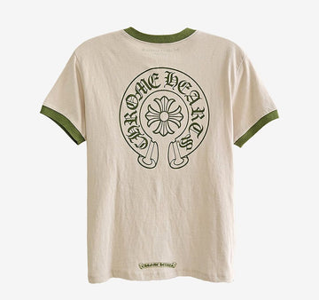 CHROME HEARTS 使われていないクレセントロゴ半袖LベージュU7P70VK9 157333331