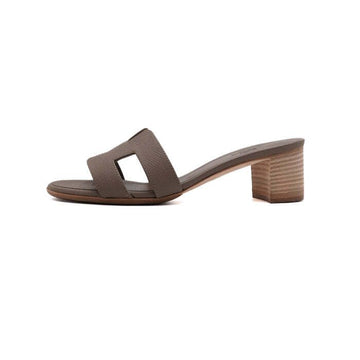 Hermes H151215Z Taupe Oasis Women's Sandals aa64809 157333370