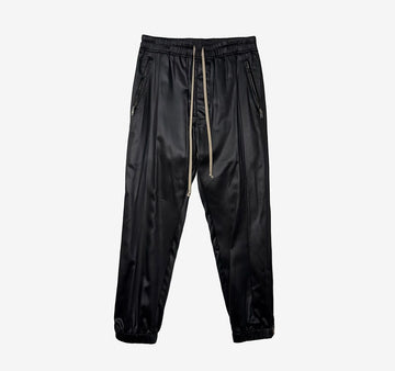 Rick Owens Cropped Track Pants Black B1202C006 157333402