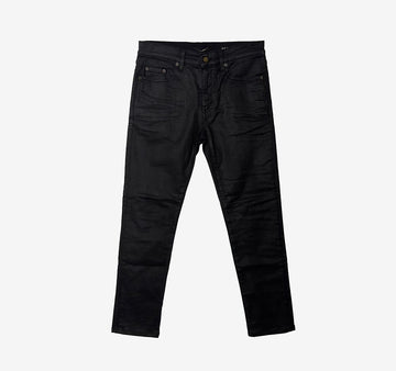 SAINT LAURENT Schwarze Skinny-Hose mit Logo 527389 157334444