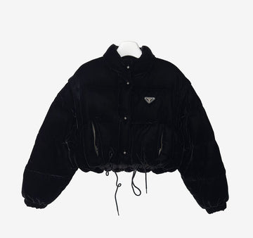 Prada Velvet Convertible Down Cropped Padding VQNLQZJ6 153826666