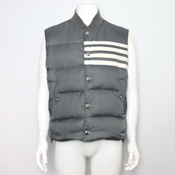 Thom Browne Gray Nylon Men's Padded Vest 017X 157339155