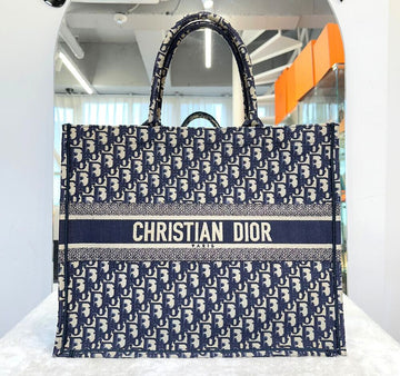 DIOR クリスチャン・ディオール オブリーク ブックトートバッグ 42サイズ ラージ G041201 148576643