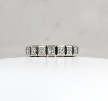 CHOPARD Diamant Weißgold Eiswürfel Ring 11 153900861