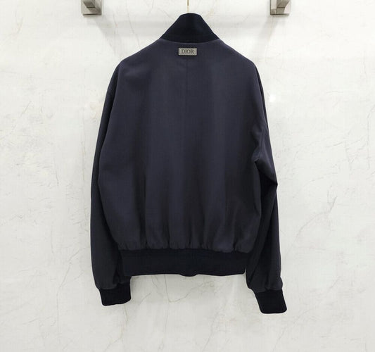DIOR アイコン ハリントン コットン シルク ジャケット 493C422 115606806