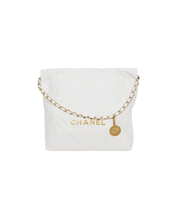 CHANEL Weiße kleine 22 Tasche 59023 157384974