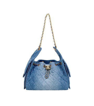 CHANEL Kleine Denim Tasche 25 157385015