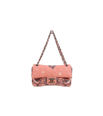 CHANEL Pink Bandana Shoulder Bag 61636 157385060