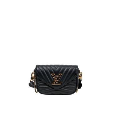 LOUIS VUITTON Schwarze Multi Pochette New Wave Schultertasche 61648 157385076